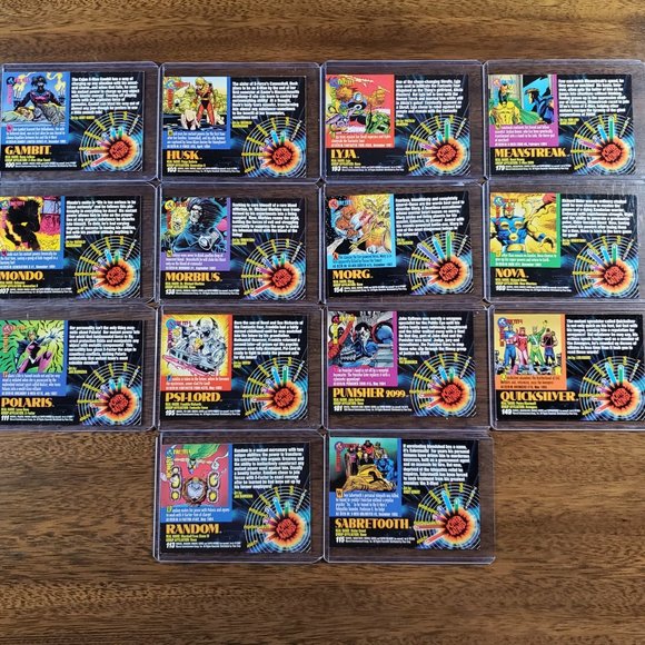 Marvel Universe Series 5 (1994) BASE Trading Cards  - Gambit to Sabretooth - Picture 2 of 16